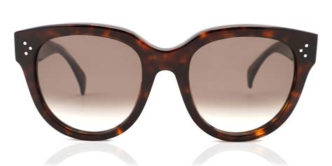 Celine CL41755 Audrey 086/Z3 Sunglasses in Tortoiseshell 